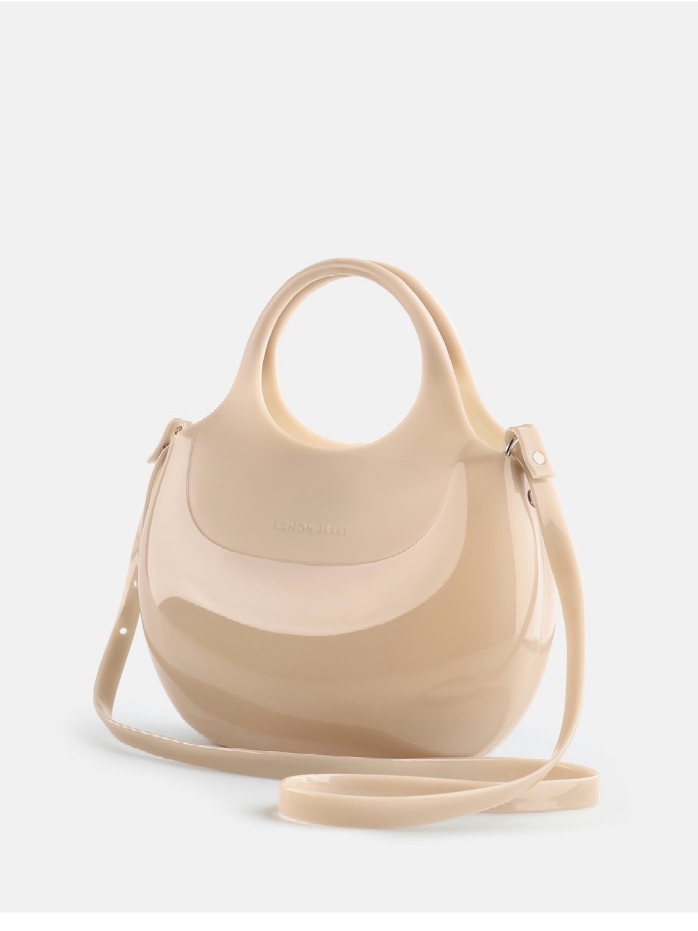 NEW Lemon Jelly Lili Beige/Nude Hand Bag with Removable/Adjustable Strap